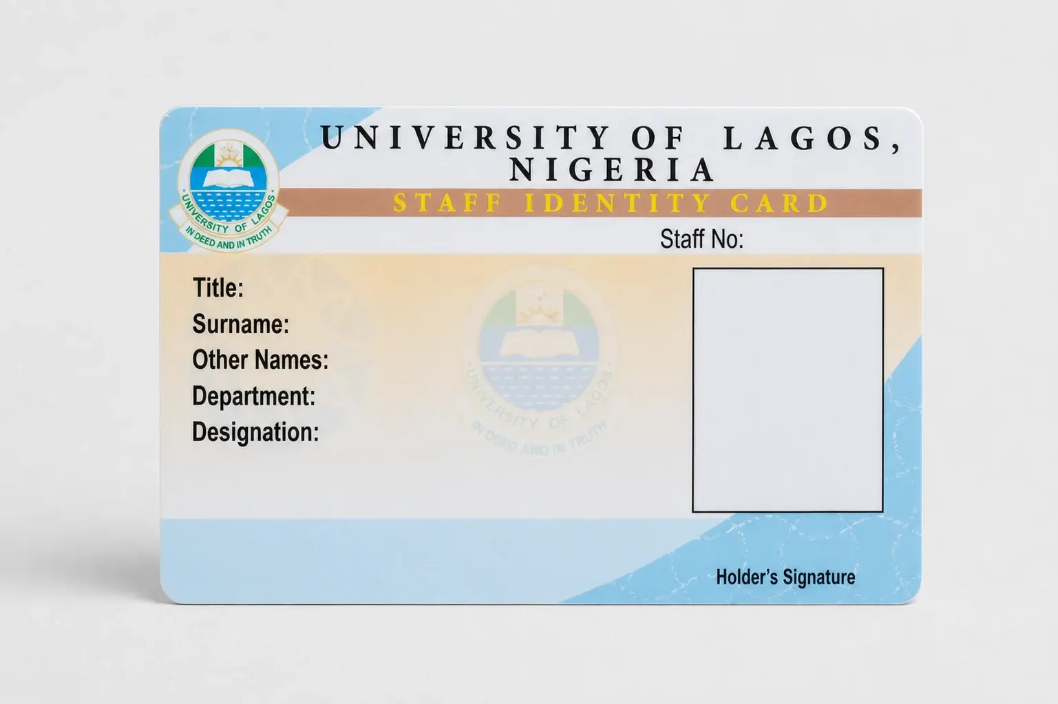 Archived campus card: University of Lagos